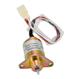 M810324 Fuel Shut Off Solenoid Compatible with Yanmar 119653-77950, 19233-77932 Compatible with John Deere Tractor 790 990 2020 2030 3015 3016 4019 4020 Replace 1503ES-12S5SUC5S, 119233-77931