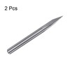 HARFINGTON 2pcs Engraving CNC Router Bit 1/8" 3.175mm Shank 0.2mm