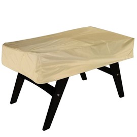 142x132x38cm Waterproof Table Cover Billiard Dust Proof Protective Cover Furniture AccessoriesBeige