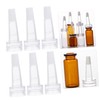 ULTECHNOVO 100pcs Professional Horn-shape Vial Bottles Caps for Essence Storage