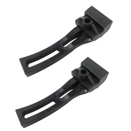 Feuaue Universal Replacement Parts for Hard Folding Tonneau Cover Clams for Truck Bed, Rear Clamp Replacement (2 PCS, Black)