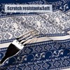 Virtumob Bohemian Oval Tablecloth 60x84inch,Tablecloth Farmhouse Water Proof Polyester Table