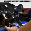 Hirificing Motorcycle Lock, Motorcycle Locks Anti Theft Heavy Duty Anti-Theft