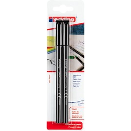 Edding – Blister Pack with 2 Markers, Black