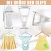 50 Stück Hosen-Kleiderbügel-Clips
