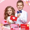 Libima Libima 10 Pieces Valentine's Day Felt Envelope with Heart