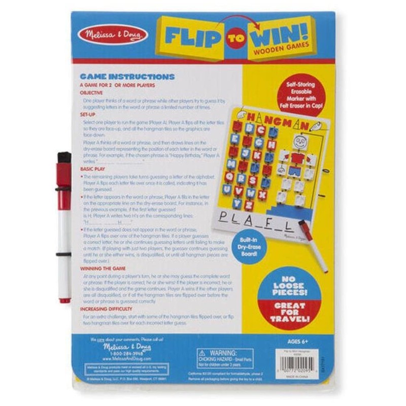 Melissa & Doug Melissa & Doug Flip to Win Hangman