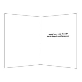 Glory To Dog Happy Birthday from the Bottom of My Butt Birthday Card with Greeting Card Mailing Envelope