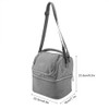 7L Portable Double Layers Insulated Bento Bag Lunchbox Tote for