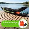 600D Waterproof Full Kayak Cover for 8-10ft Kayak/Canoe/Paddle