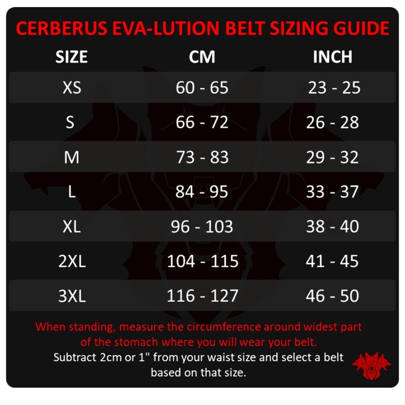 CERBERUS Strength EVA-LUTION Weight Lifting Belt (S)