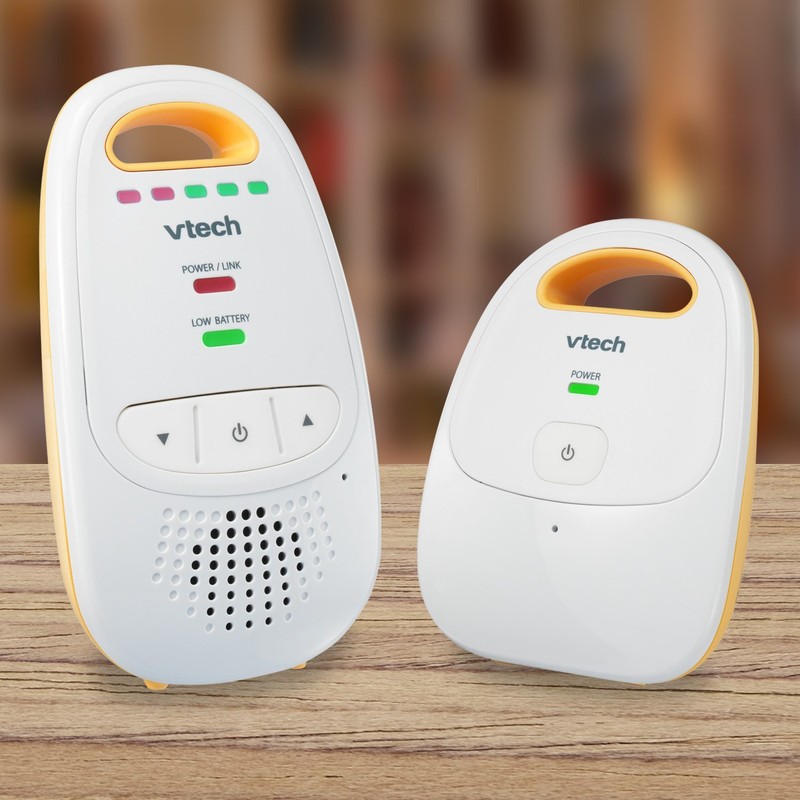 VTech Upgraded Audio Baby Monitor with Rechargeable Battery, Long Range,