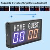 Bewinner Electronic Scoreboard, 5 Level LED Brightness Adjustment, Score Counter,