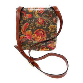 Patricia Nash Leather Granada Crossbody, Vintage Italian