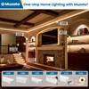 Muzata 5Pack 3.3FT/1M LED Channel Aluminum Spotless LED Diffuser Channel
