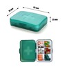 Pill Box Weekly, Portable Pill Organiser 6 Compartment, Daily Pill