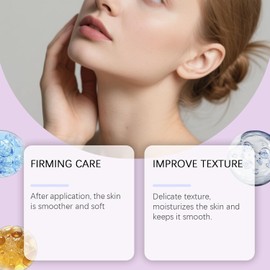 Crema reafirmante para el cuello, Cremas para el cuello para tensar y levantar, Cuidado antienvejecimiento para la piel flácida del cuello con Péptidos, Retinol, Colágeno para mujer (8Pcs)