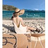 Lhyxuuk Straw Hat, Women's, Large, Cute Straw Hat, Folding Hat,