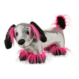 Way to Celebrate Valentine's Pink & Silver Dachshund Plush by Way To Celebrate 20.5" L x 10.5" H