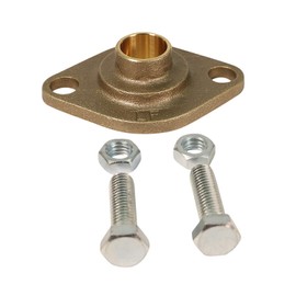 Midline Valve S1549-5 Circulator Flange Kit with Gaskets, Nuts and Bolts for Grundfos Pumps Brass 1 in. SWT (10 Pack)