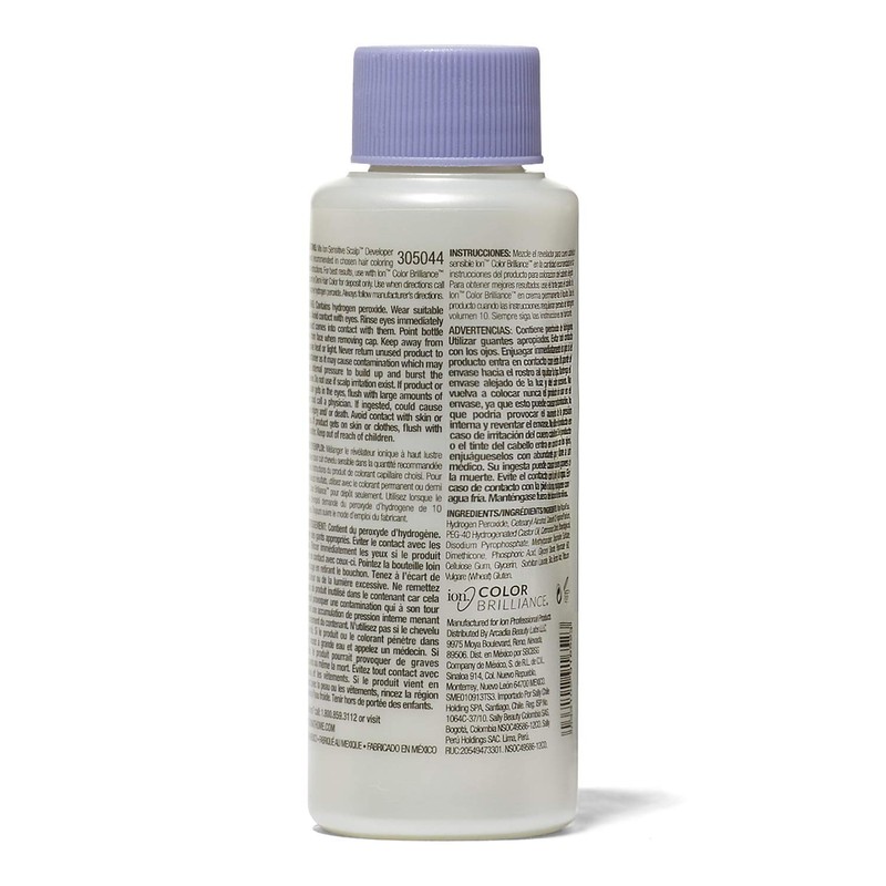 ion Sensitive Scalp 10 Volume Creme Developer, Ionic Buffers and