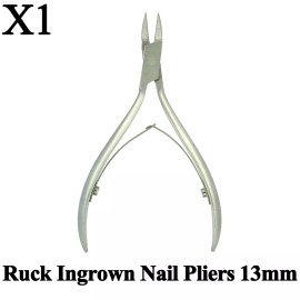 Unbranded Ruck Ingrown Nail Pliers 13mm Professional Manicure Pedicure Cutter SS Tools