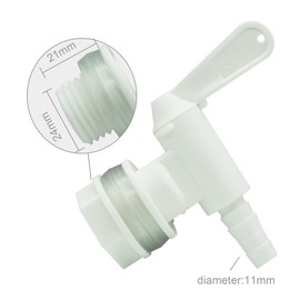 Homebrewing Plastic Bottling Bucket Spigot Replacement Spigot Beer Tap Brewing Spigot for Beer or Soda Making 4 PCS