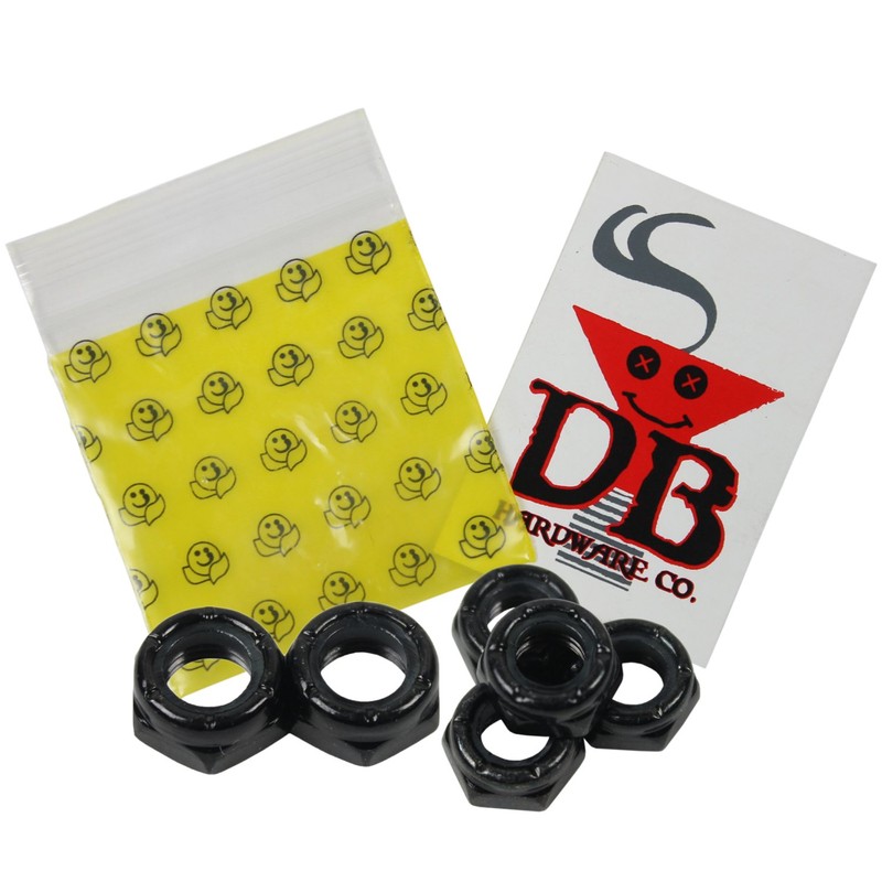Dimebag Axle Nuts and Kingpin Nuts for Skateboard and Longboard