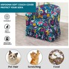 KRFOONN Printed Club Chair Slipcover Stretch 2 Pieces Tub Chair