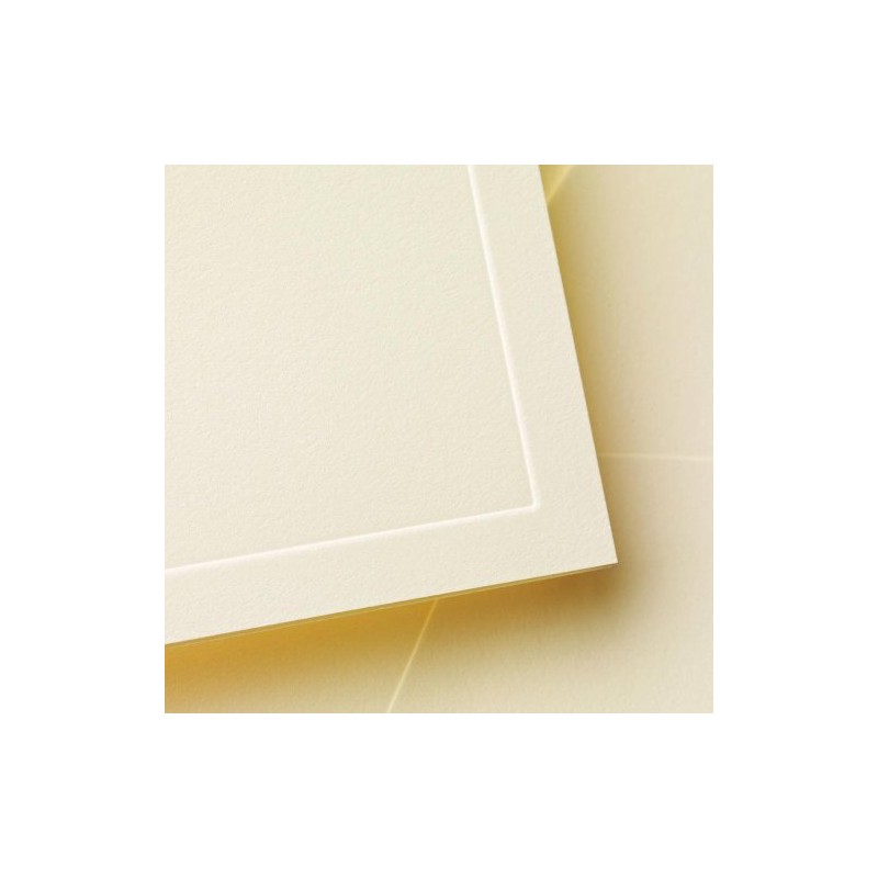 Crane & Co. Ecruwhite Paneled Frame Note (CN1373)