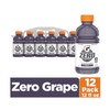 Gatorade Thirst Quencher Zero Sugar Sports Drink, Grape, 12oz Bottles,