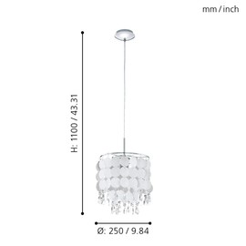 Eglo Pendular Light, Metal E27