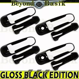 Torox For 2003-06 2007 2008 2009 Dodge Ram 2500 GLOSS BLACK Door Handle COVERS W/PSKH