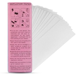 Wax Strips Facial Hair Remover for Women - 200 Pcs (Pack of 2) Non-Woven Waxing Strips for Eyebrows, Upper Lip, Face & Body Hair Removal Waxing Kit for Men