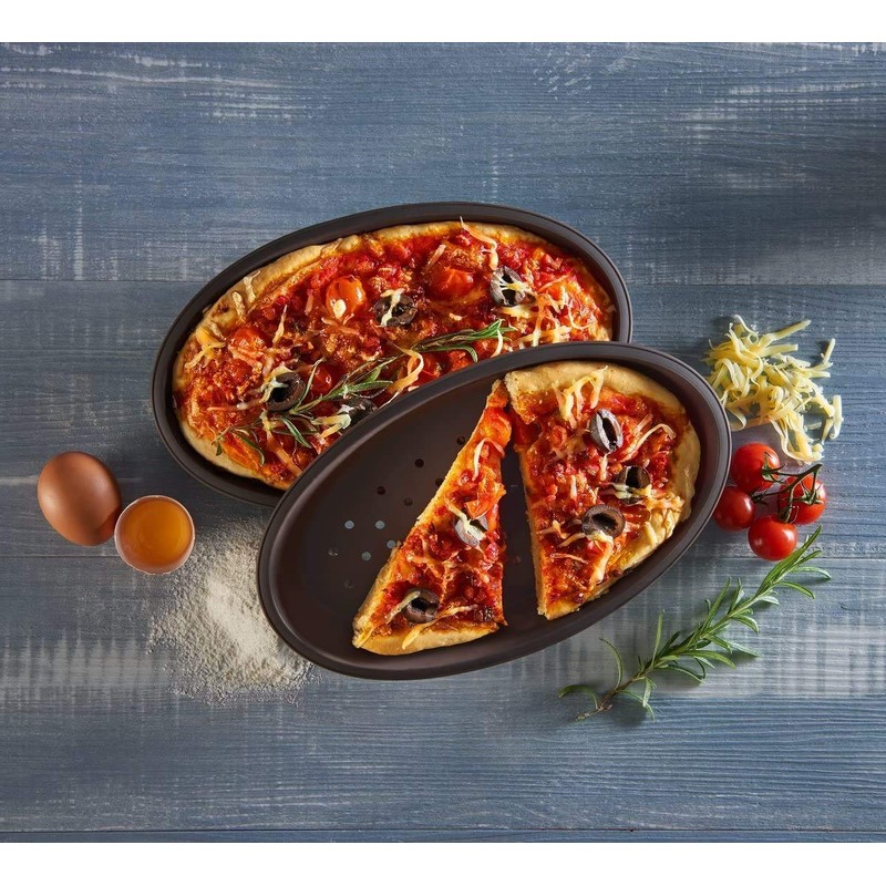 Lurch 85056 Flexiform Pizza (2er Set)/ Backform für Pizza aus
