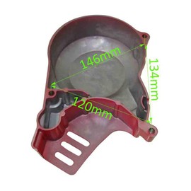 Ouyunou Engine Stator Cover For Lifan YX Zongshen 110cc 125cc 140cc 150cc 160cc 170cc 180cc Kick Start Engine Pit Bikes (Red)
