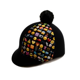 Luvponies.com Emoji Riding Hat Cover for kids