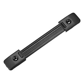 sourcing map Speaker Audio Handle Cabinet Pull Grip Spring Steel Replacement Handle with Metal End Caps Buckle Black