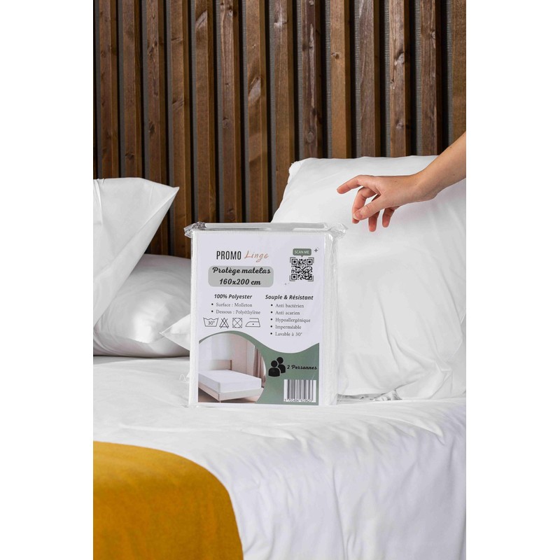Waterproof Anti-Dust Mite Mattress Protector – 100% Polyester Mattress Protector