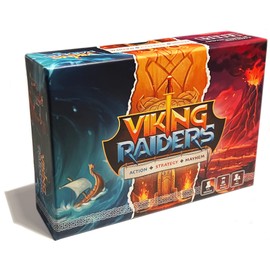 Viking Raiders card game | Incredibly fun and highly interactive | Small and travel-friendly sized box with 198 cards | Perfect for family fun, game nights and holidays