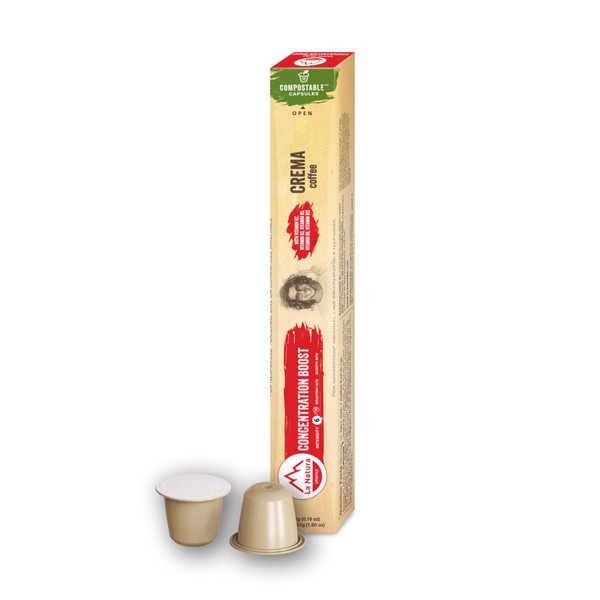 La Natura Lifestyle Concentration Boost Crema Coffee - Medium Roast