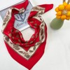 FONYVE 100% Mulberry Silk Scarf for Hair - 27" Square