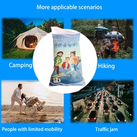 Disposable Urine Bags,12 Pcs Pee Bags for Travel for Women/Men, 900ML Urinal Bags for Travel, Disposable Emergency Urinal Bag, Pee Bags for Road Trip, Camping, Traffic Jam, Pregnant (No Sealing Strip)