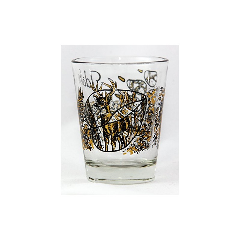 Idaho Eagle Deer and Wolf Shot Glass