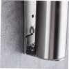 KONTONTY Stainless Steel Wall Mount Soap Dispenser Bathroom Sub Bottle
