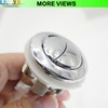 LRMYS 38mm Round Dual Push Toilet Flush Button, Plastic Chrome
