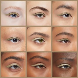 Lise Watier Eye Glitter Liner, Smokey Gold, 0.2 fl oz