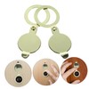 VILLFUL 5sets Peep Hole Cover Plate Door Peephole Cover Decorative