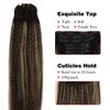 Sassina Kinky Style Clip in Human Hair Extensions Two Tone