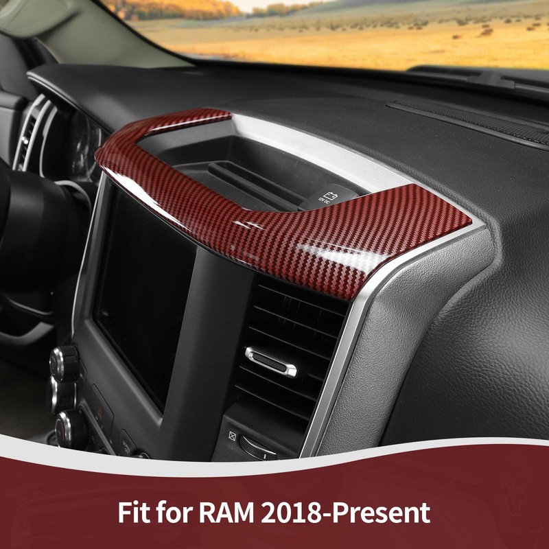 JOSHELA for RAM Center Dashboard Storage Bin Trim Cover Fit